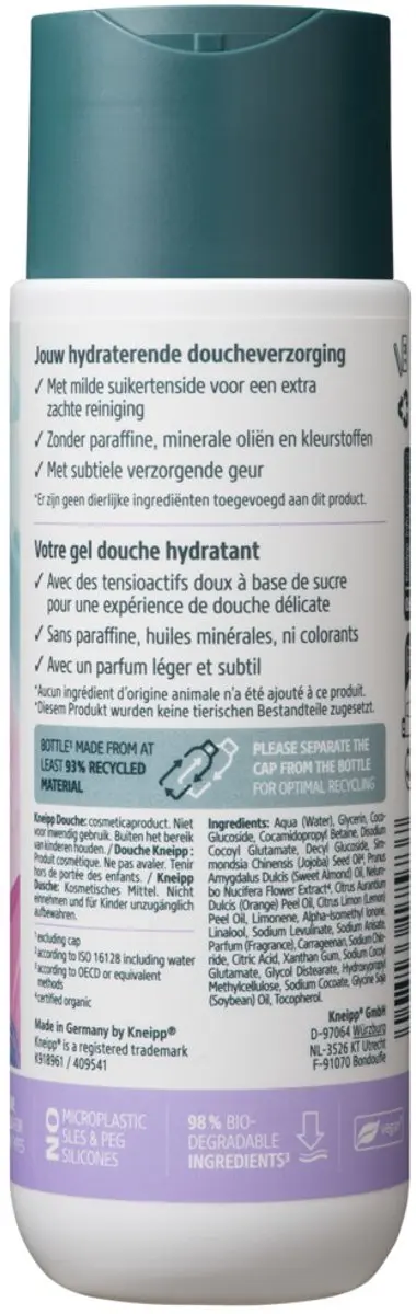 Kneipp Clean Beauty Douchegel Lotus & Jojoba 200ml - 15 Stuks