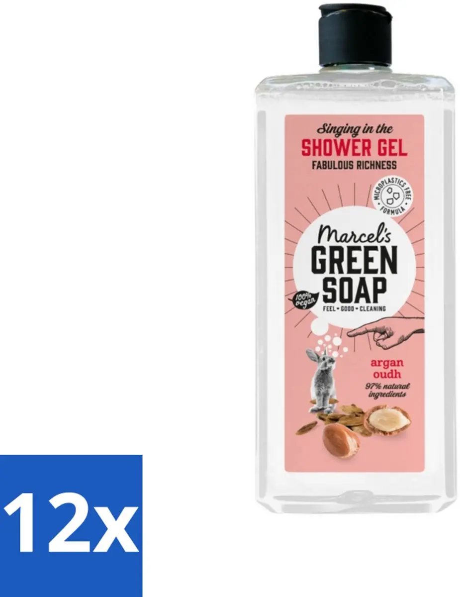Marcel's Green Soap Douchegel Argan & Oudh 300ml