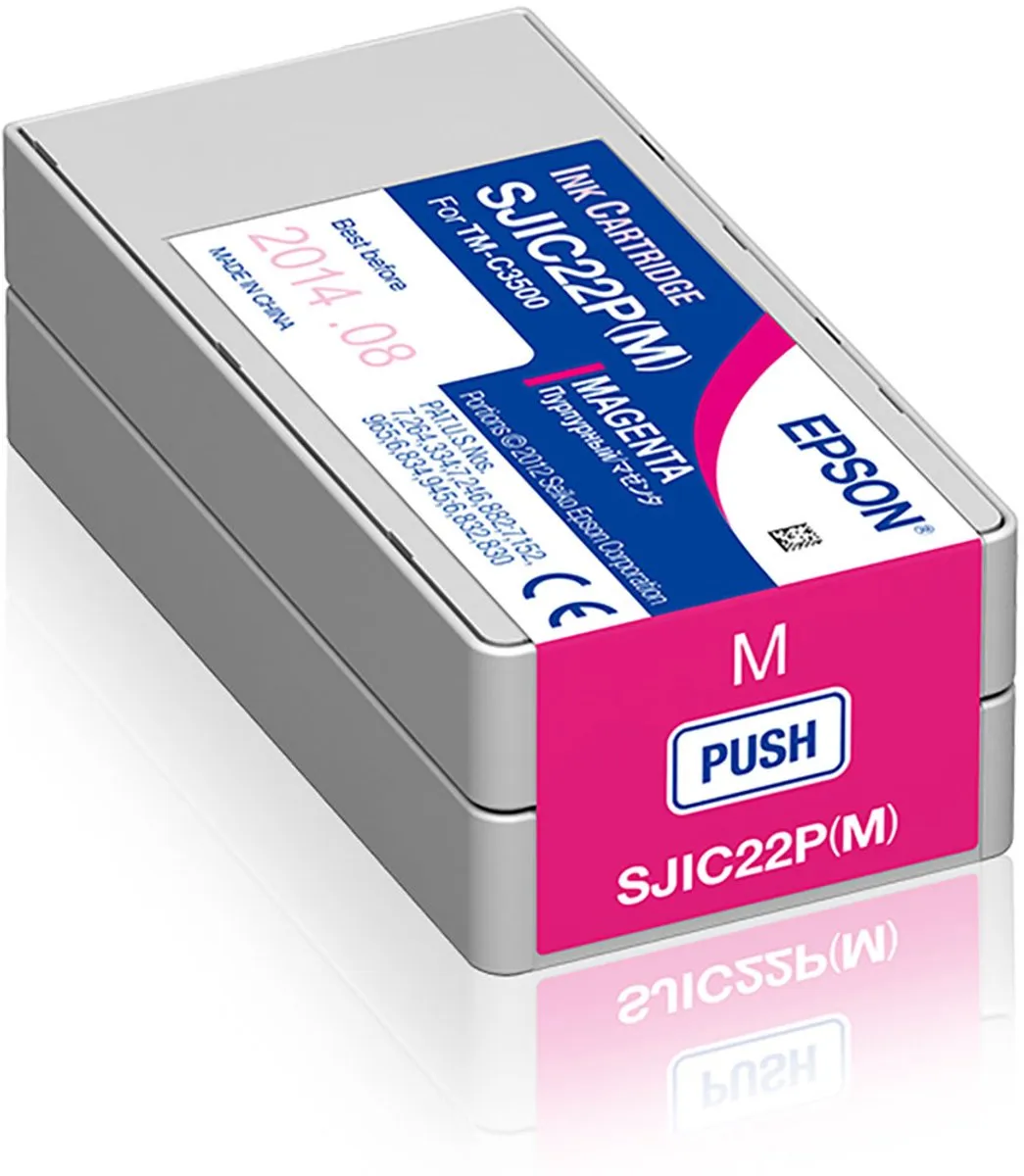 Epson SJIC22P Magenta Inktcartridge - 32ml