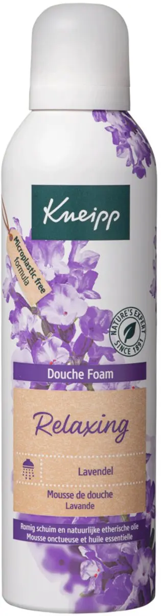 Kneipp - Douche schuim - Relaxing - Lavendel - 200 ml - Voordeelverpakking - 4 stuks