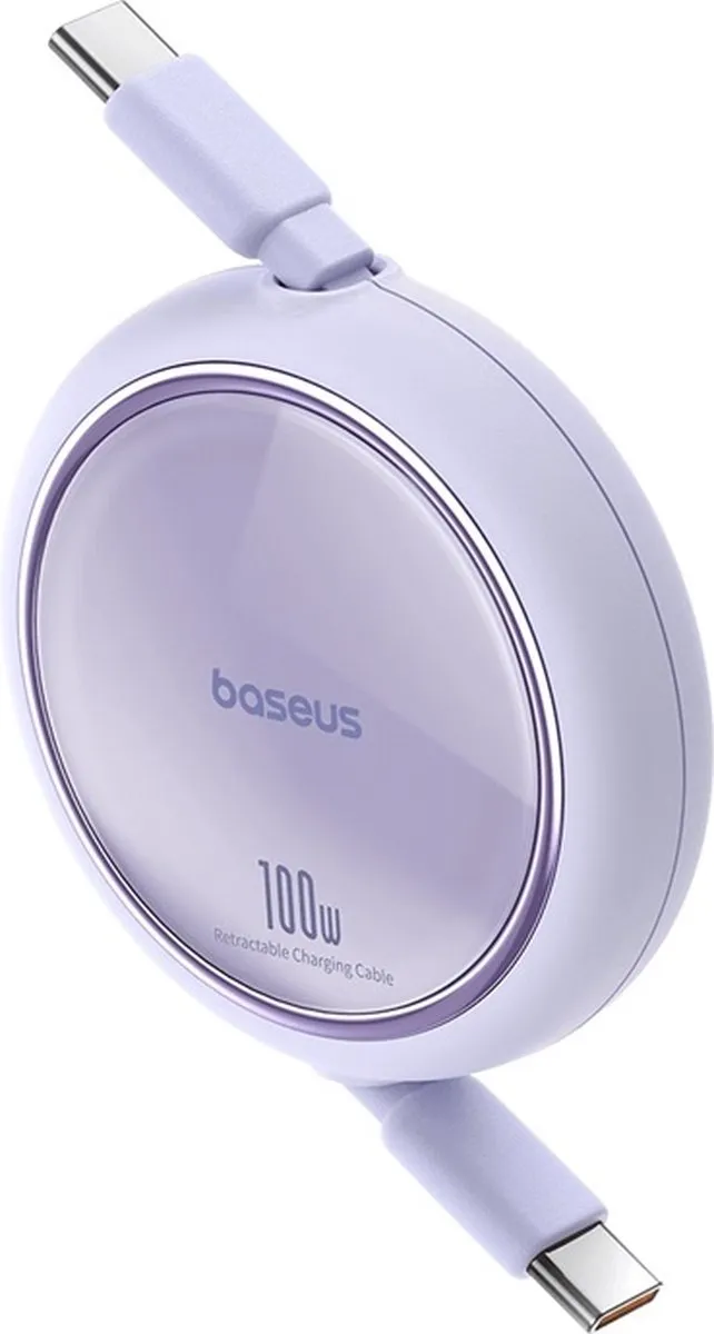 Baseus Free2Draw Mini USB-C Intrekbare Kabel 100W 1m