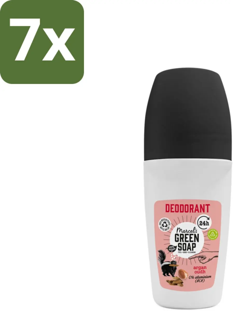 Marcel's Green Soap Deodorant Roller Argan & Oudh 50ml