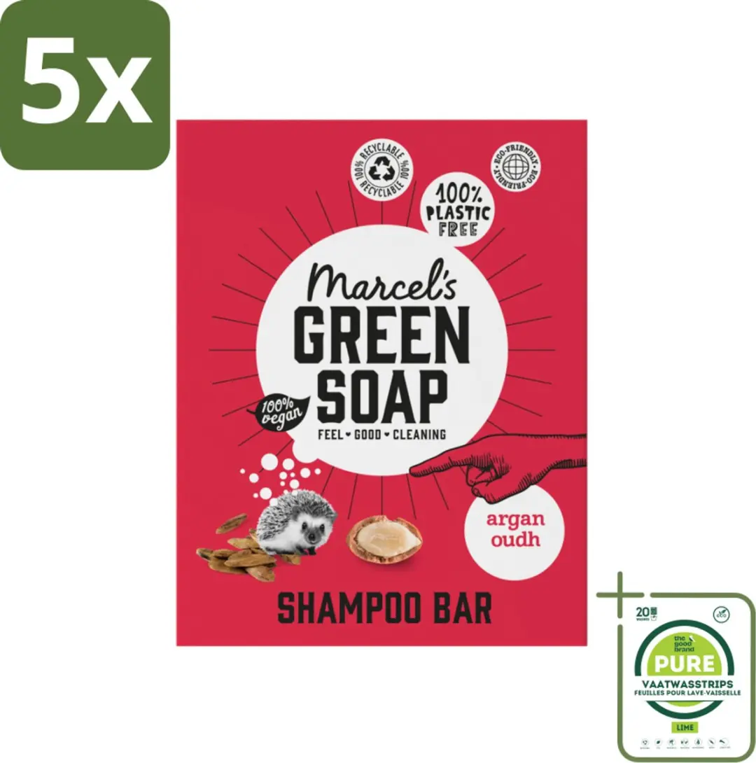 Marcel's Green Soap Shampoobar Argan & Oudh