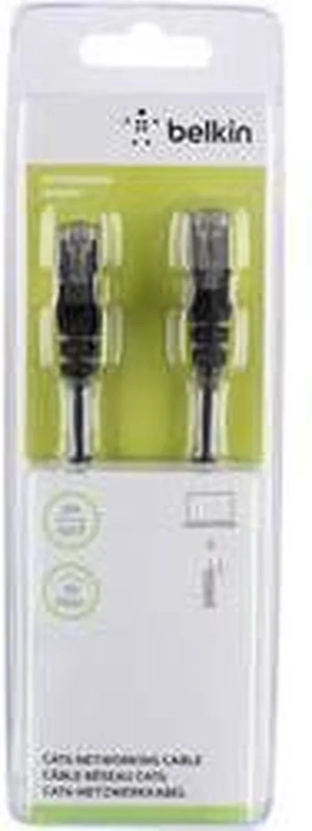 Belkin Cat6 Netwerkkabel 5m - Zwart