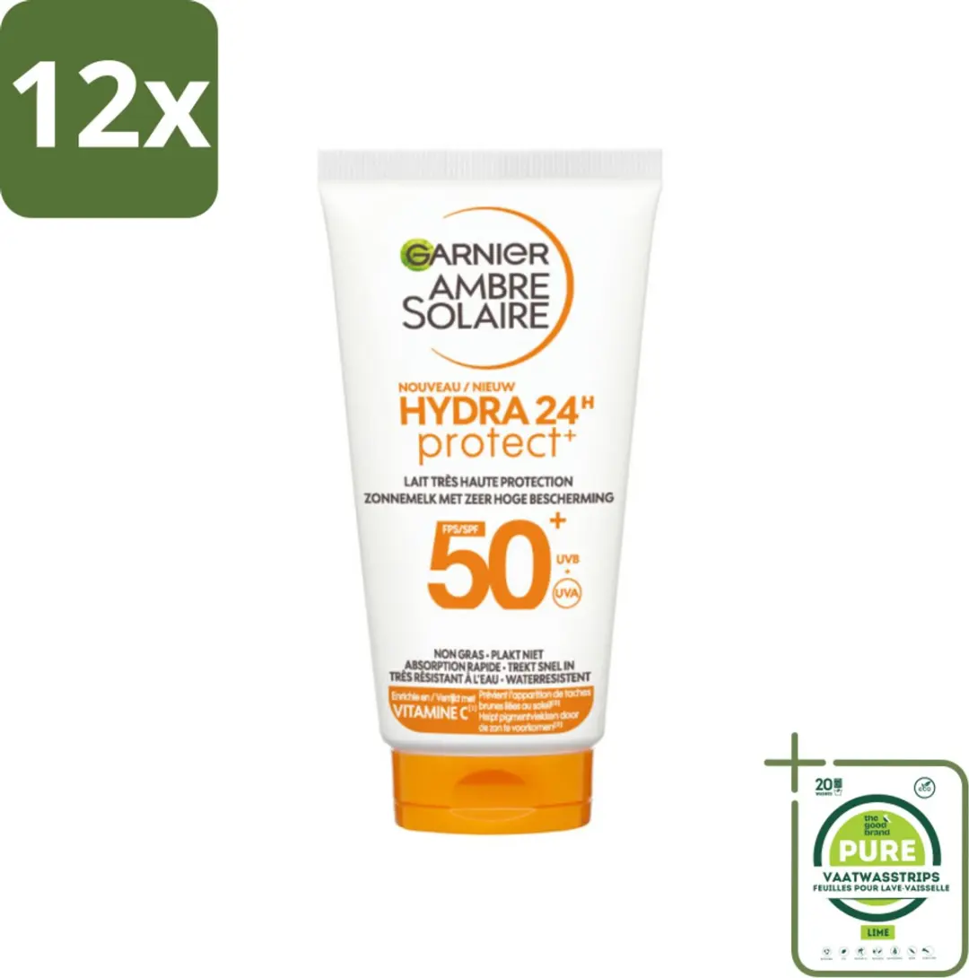 Garnier Ambre Solaire Hydra 24H SPF 50+ Zonnebrandcrème 50ml