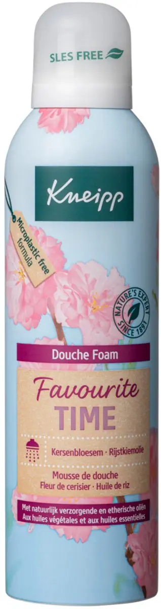 Kneipp Douche Schuim Favourite Time Kersenbloesem 200ml - 2 Stuks