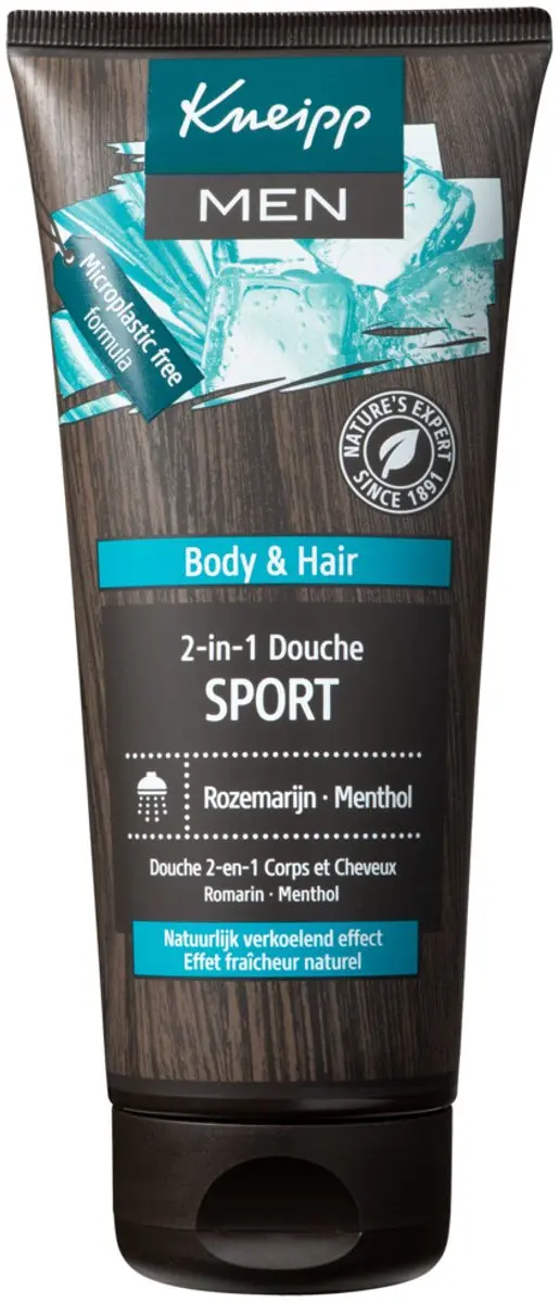 Kneipp Sport Douche 2-in-1 Men 200ml - 15 Stuks