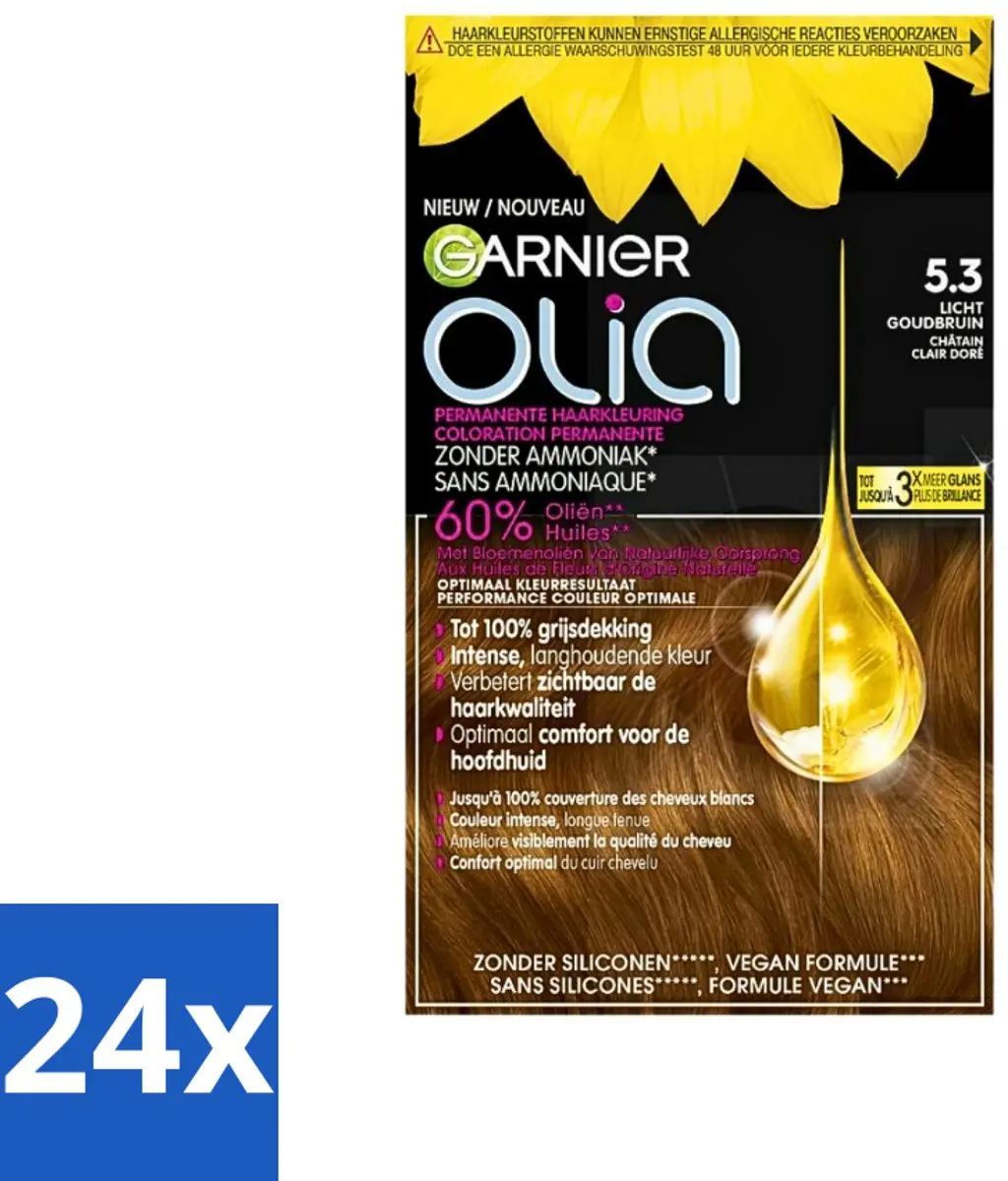 Garnier Olia 5.3 Haarkleuring Licht Goudbruin