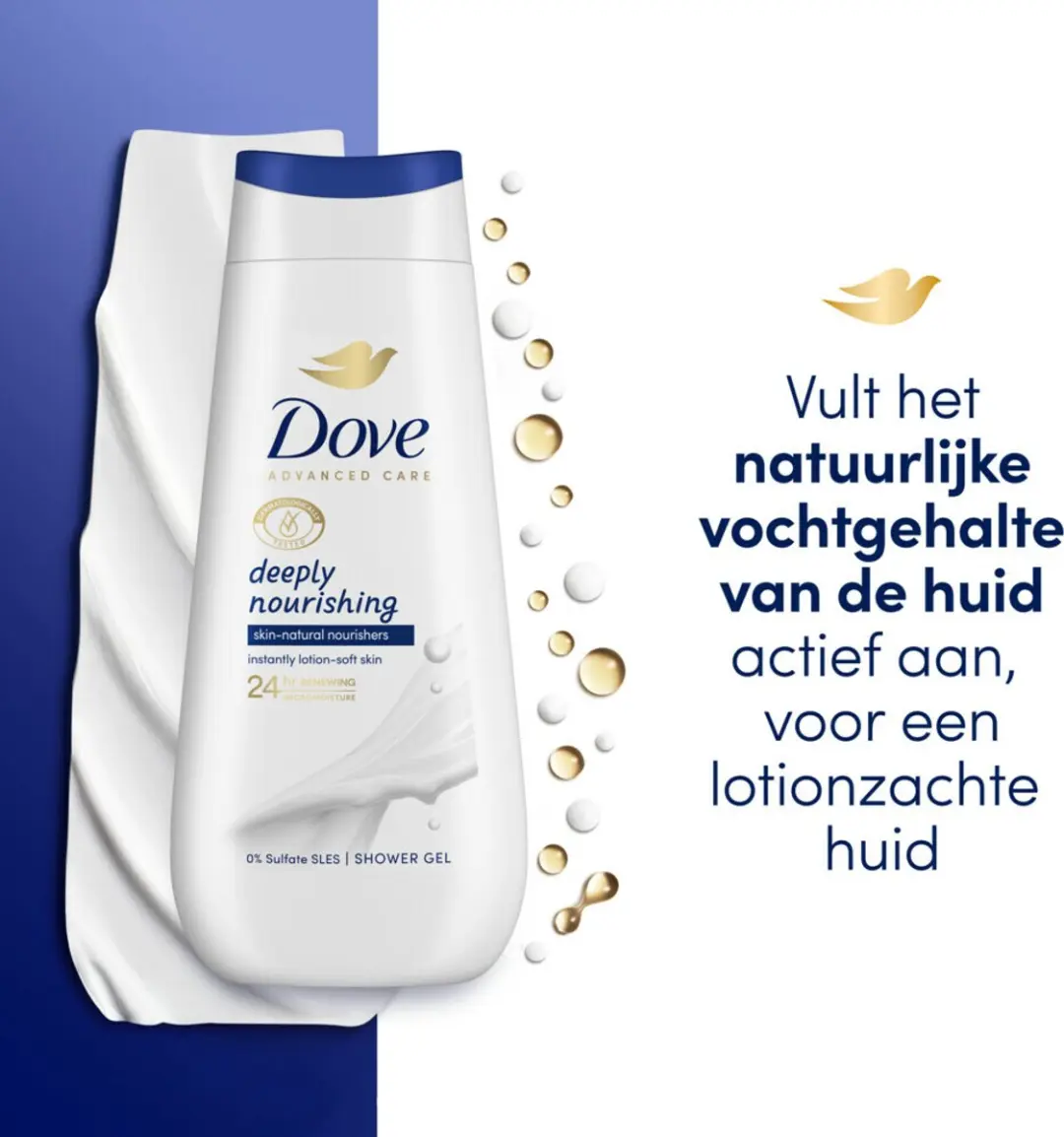 Dove Deeply Nourishing Douchecrème 450ml - 2 Stuks
