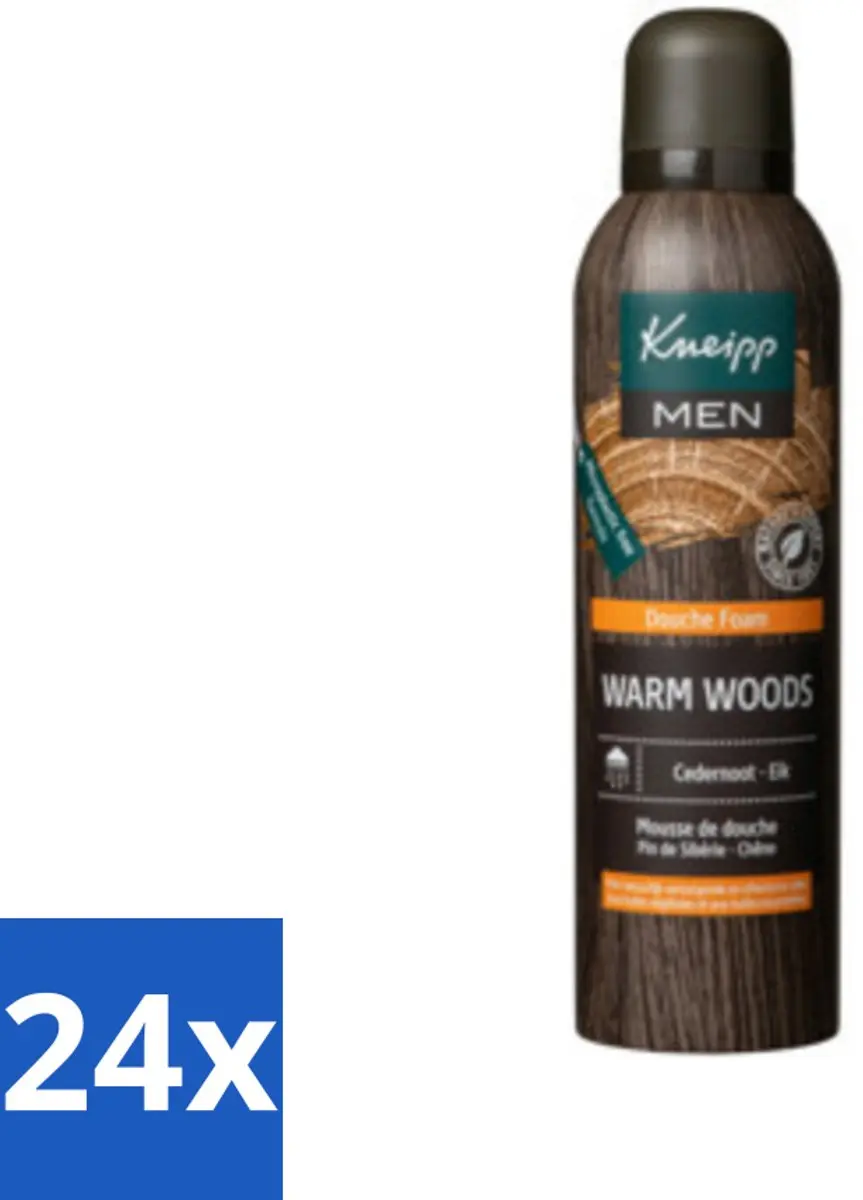 Kneipp Douche Schuim Men Warm Woods 24 Stuks