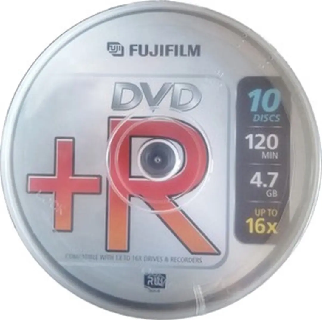 Fujifilm 47592 Lege DVD 4,7GB - 10 Stuks