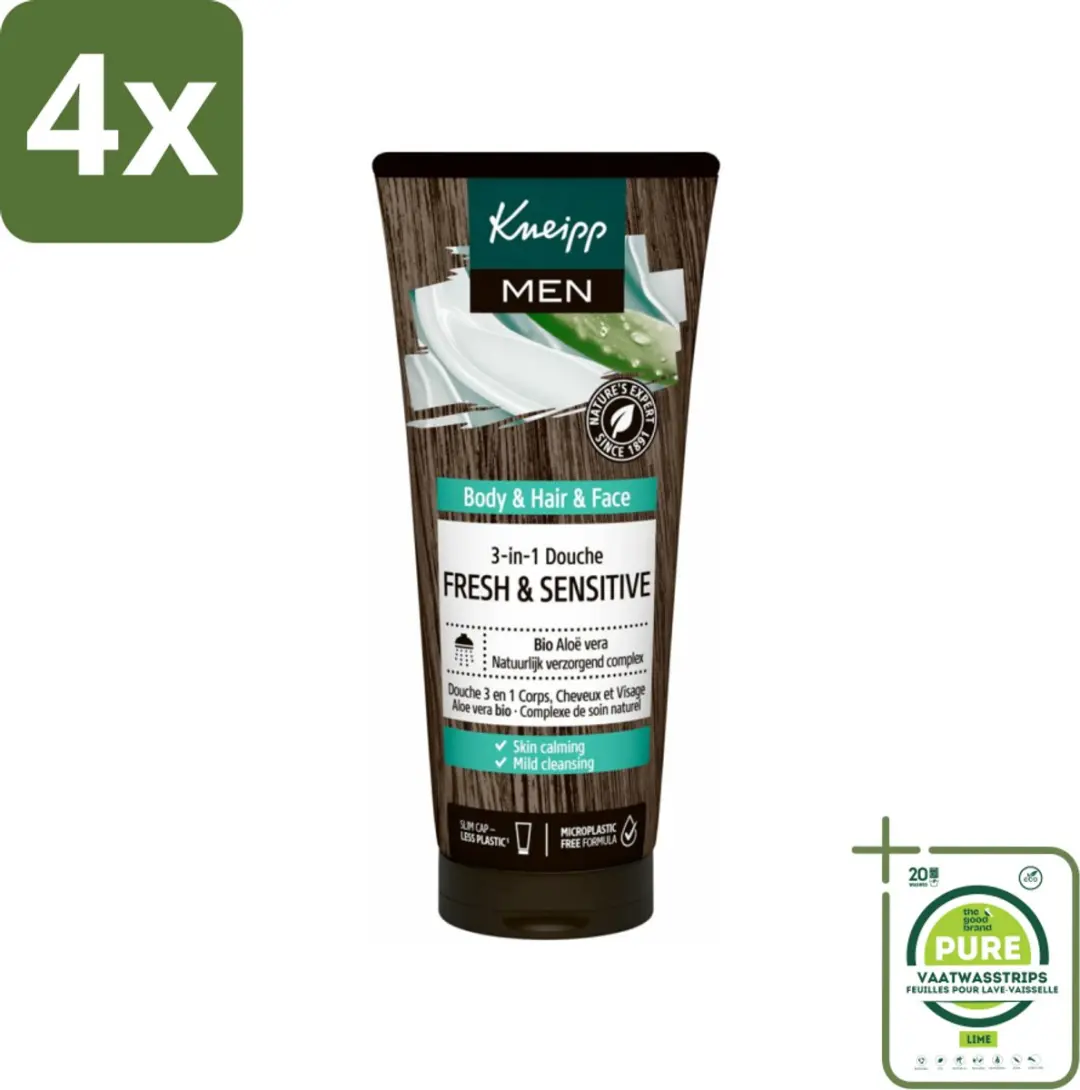 Kneipp Men Fresh & Sensitive Shampoo & Douche 200ml
