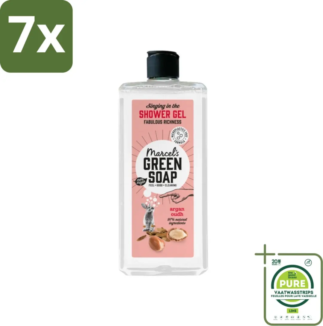 Marcel's Green Soap Douchegel Argan & Oudh 2100ml