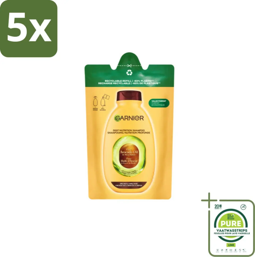 Garnier Loving Blends Shampoo Refill Avocado Olie & Shea Boter 250ml