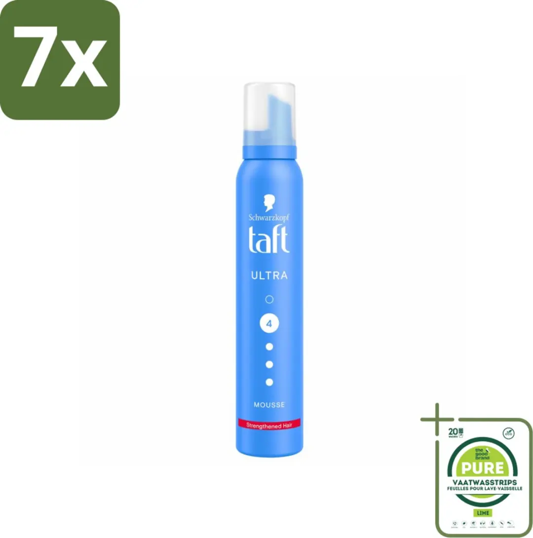 Taft Ultra 4 Haarmousse 1400ml (7x200ml)