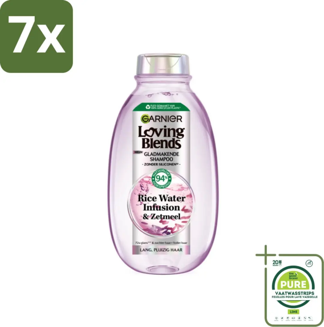 Garnier Loving Blends Shampoo Rice Water Infusion 2100ml (7x300ml)