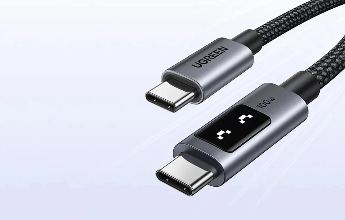 UGREEN USB-C Kabel 100W PD 0.5m - LED Display