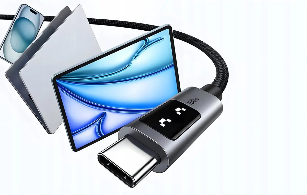 UGREEN USB-C Kabel 100W PD 0.5m - LED Display