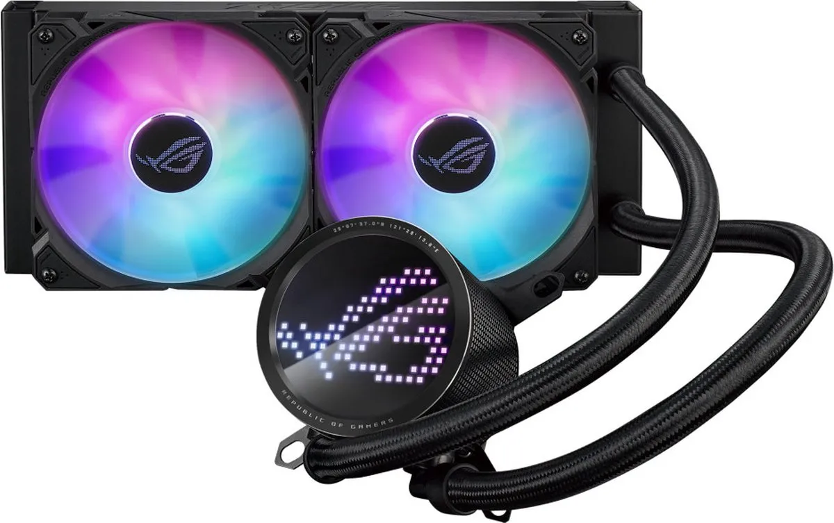 ASUS ROG Ryuo III 240 ARGB Vloeistofkoeler - 120mm - Zwart
