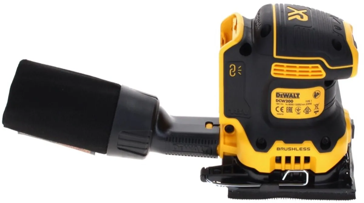 DeWalt DCW200NT Vlakschuurmachine 18V - 8000 r/min