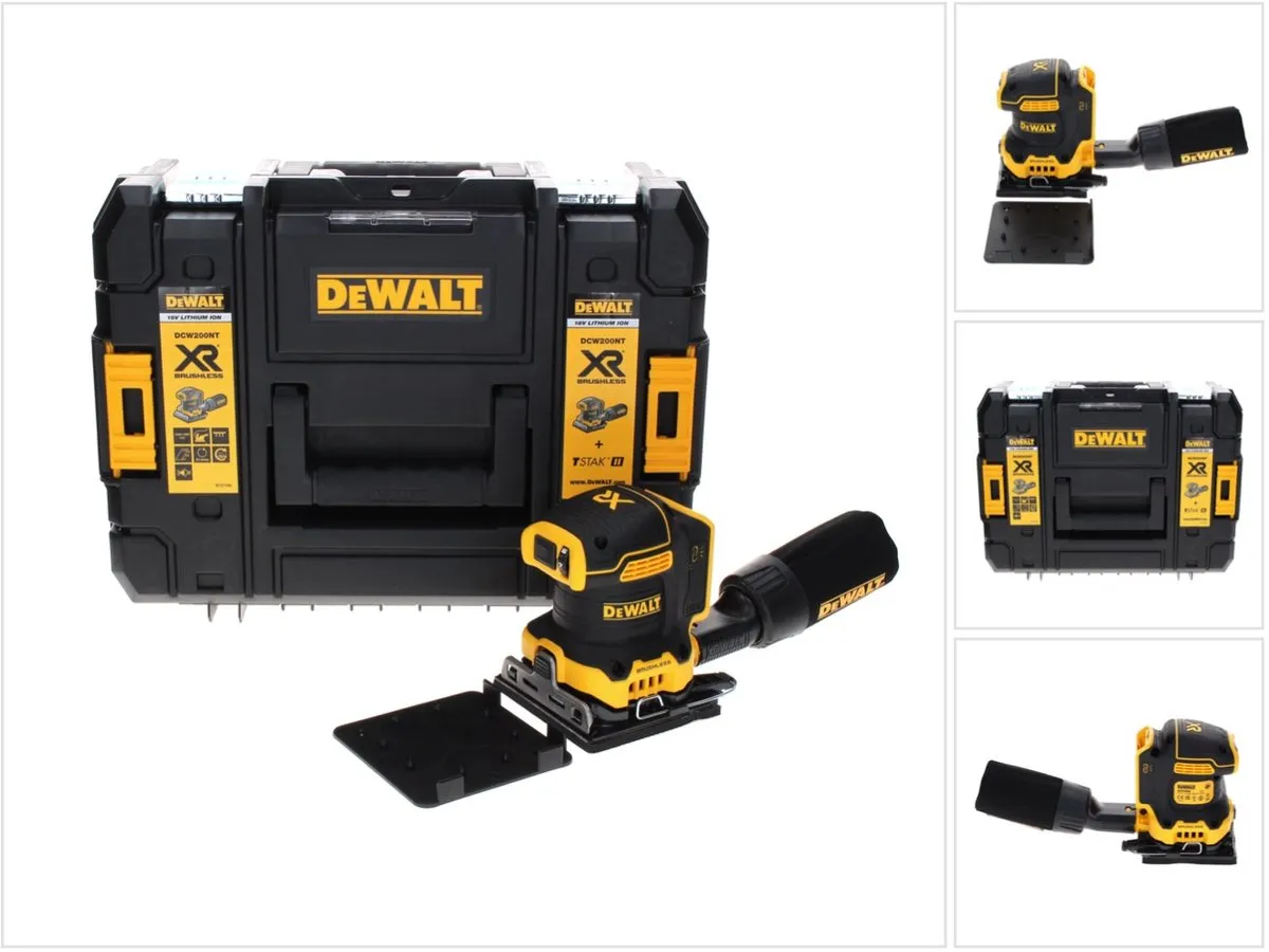 DeWalt DCW200NT Vlakschuurmachine 18V - 8000 r/min