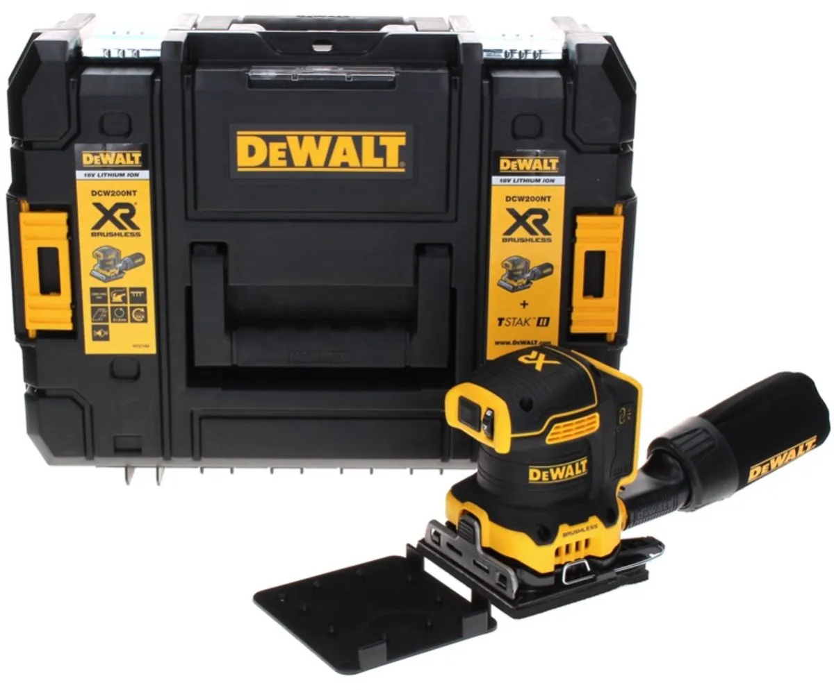 DeWalt DCW200NT Vlakschuurmachine 18V - 8000 r/min
