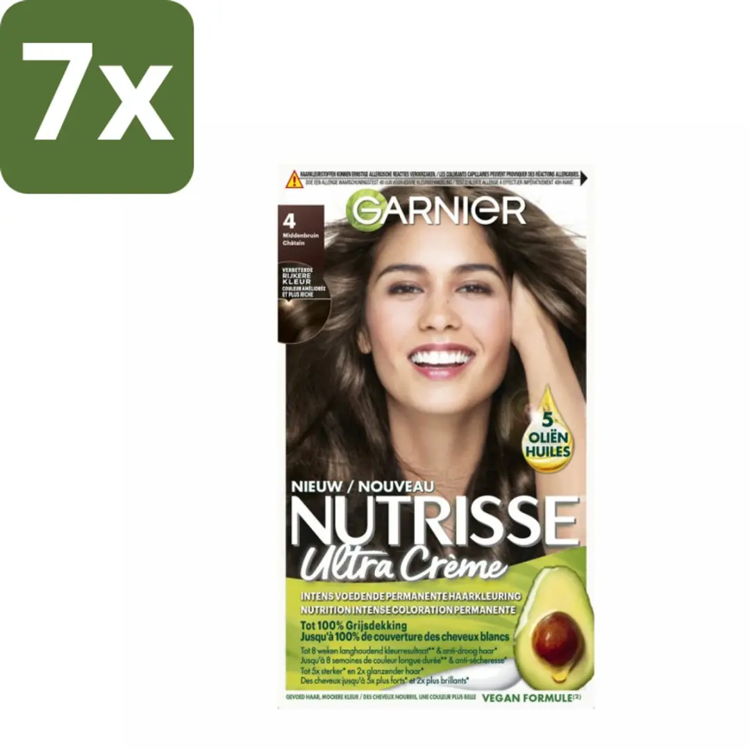 Garnier Nutrisse Ultra Crème Haarkleuring Middenbruin