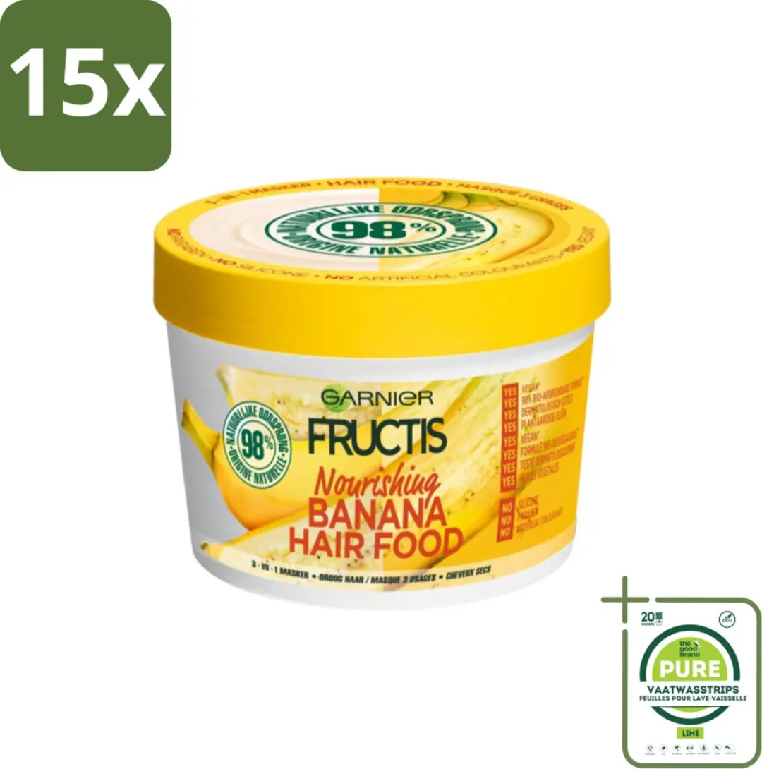 Garnier Fructis Hair Food Banana 15x Haarmasker 400ml
