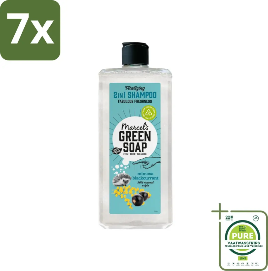 Marcel's Green Soap Shampoo & Conditioner 2-in-1 Mimosa & Zwarte Bes