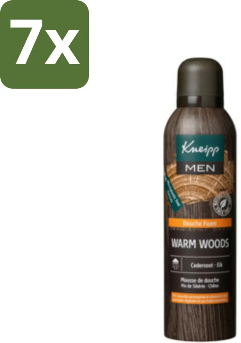 Kneipp Men Douche Schuim Warm Woods 200ml