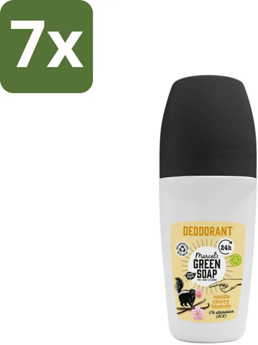 Marcel's Green Soap Deodorant Roller Vanilla & Cherryblossom 50ml
