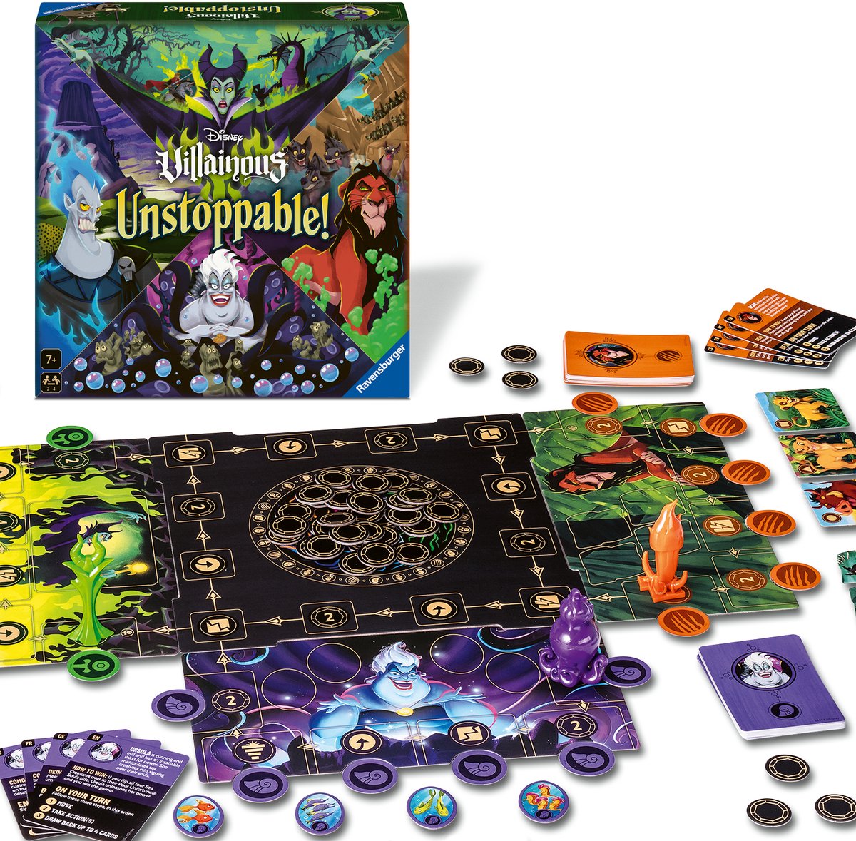 Ravensburger - Disney Villainous Unstoppable - Strategiespel - Bordspel