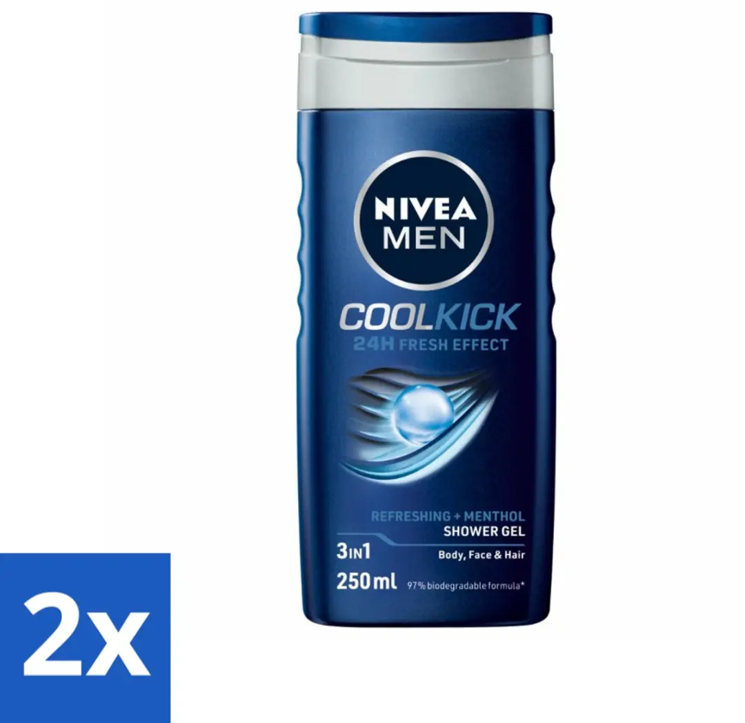 NIVEA MEN Cool Kick Douchegel & Shampoo 500ml