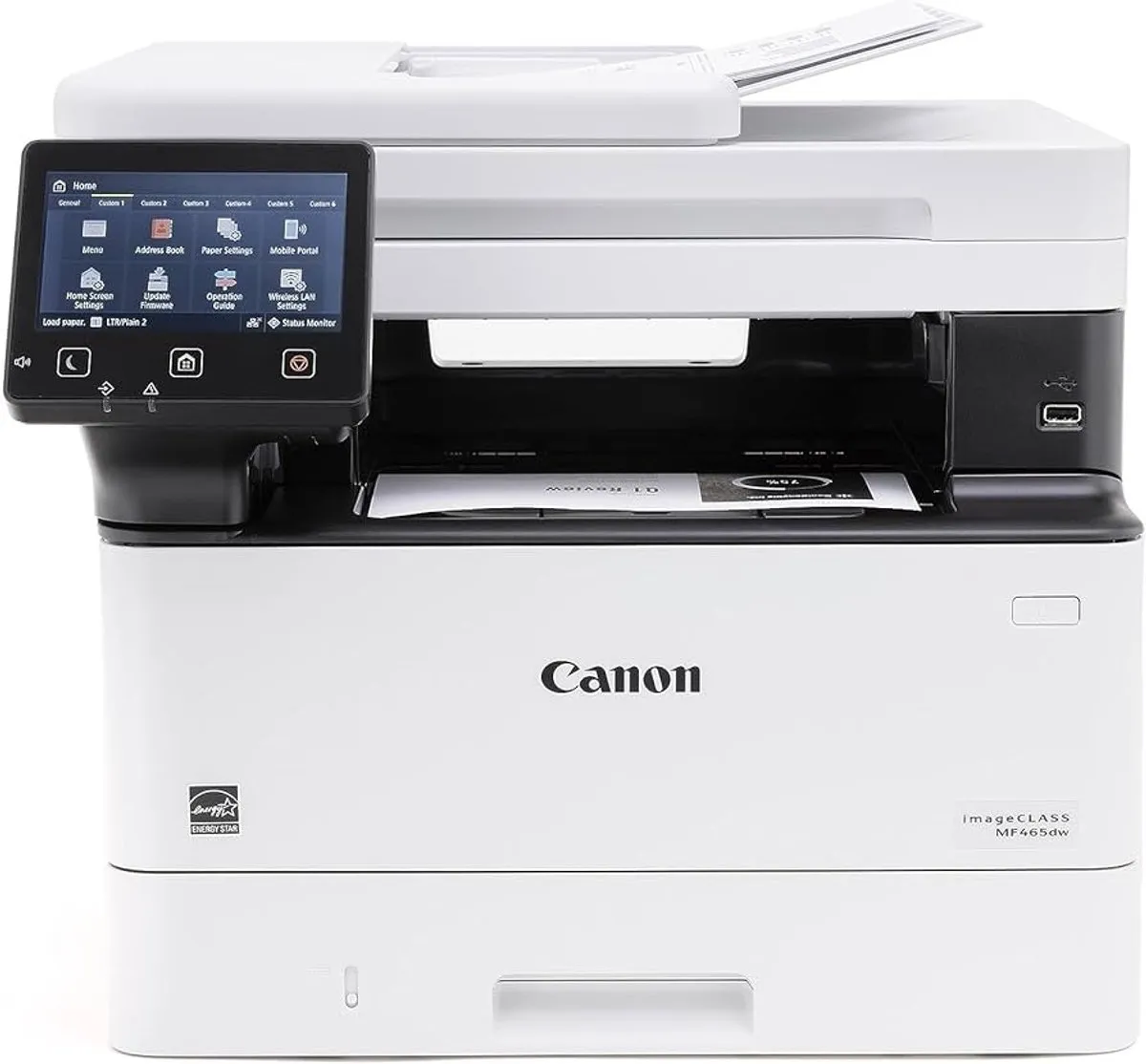 Canon i-SENSYS MF465dw Laserprinter - 400 Vel - 40 ppm - Zwart/Wit - afbeelding 6 van 6