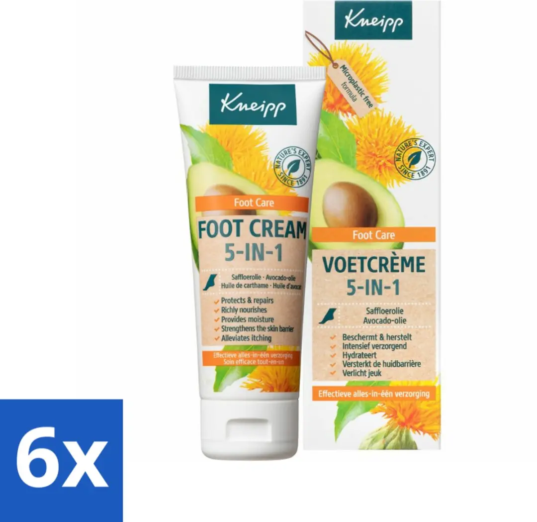 Kneipp Voetcrème 5-in-1 75ml