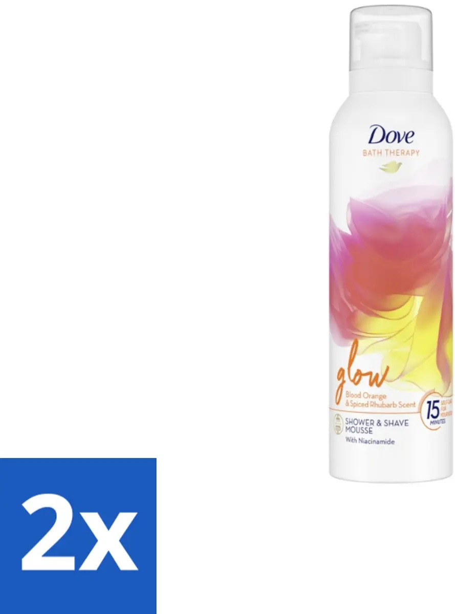 Dove Bath Therapy Glow Douche- & Scheerschuim 200ml