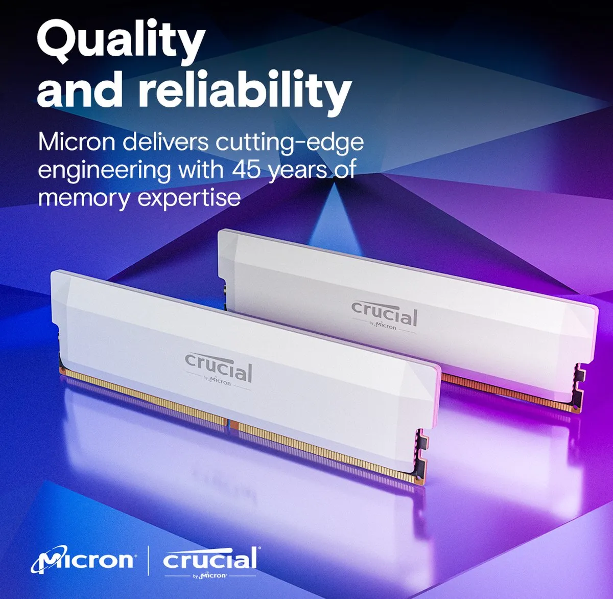 Crucial Pro CP2K16G64C38U5W DDR5 Geheugen - 32GB (2x16GB) 6400MT/s