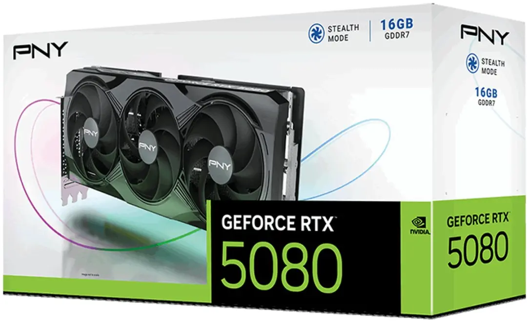 PNY GeForce RTX 5080 VCG508016TFXPB1 - 16GB GDDR7 - Zwart