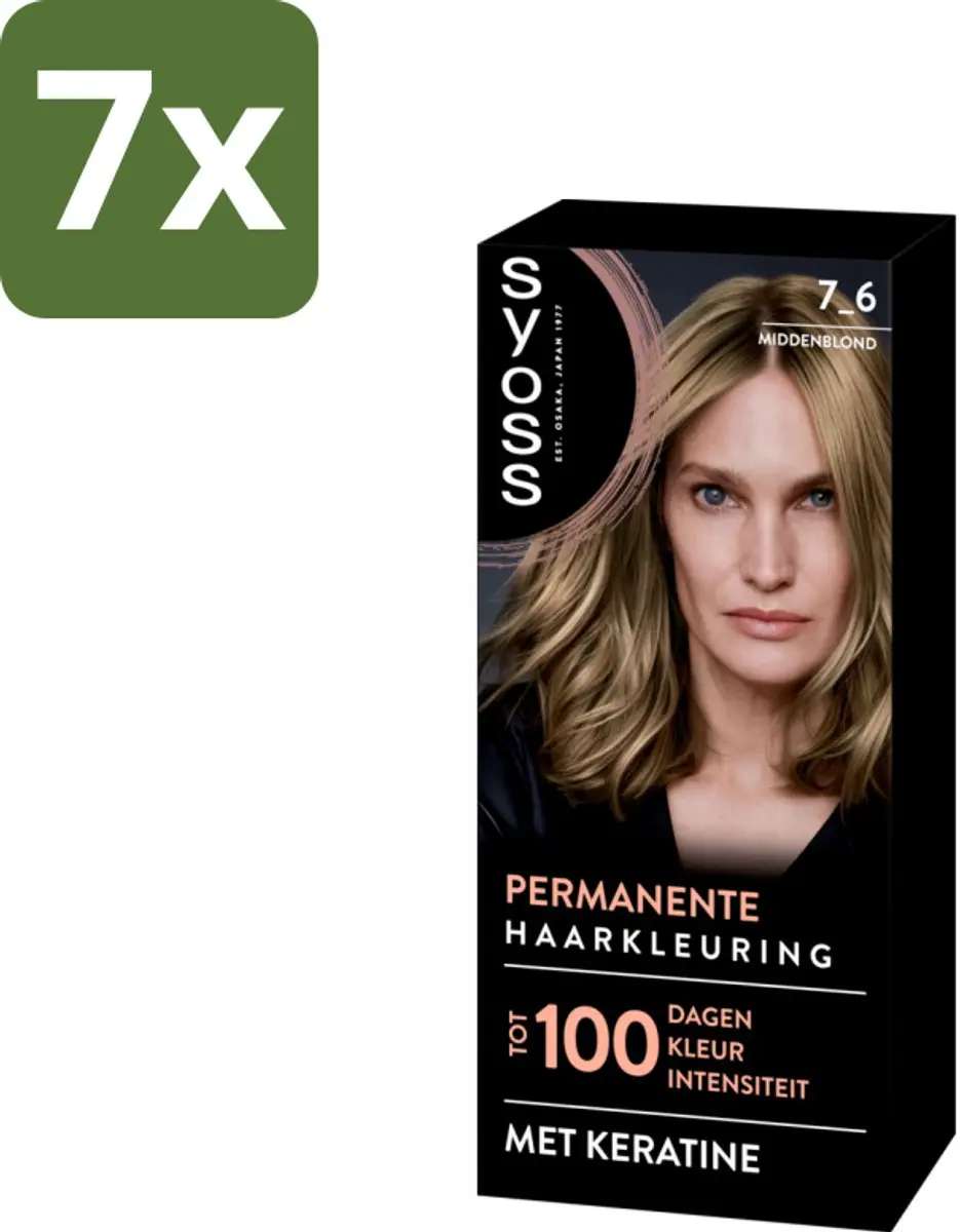 SYOSS Coloration 7-6 Middenblond Haarverf