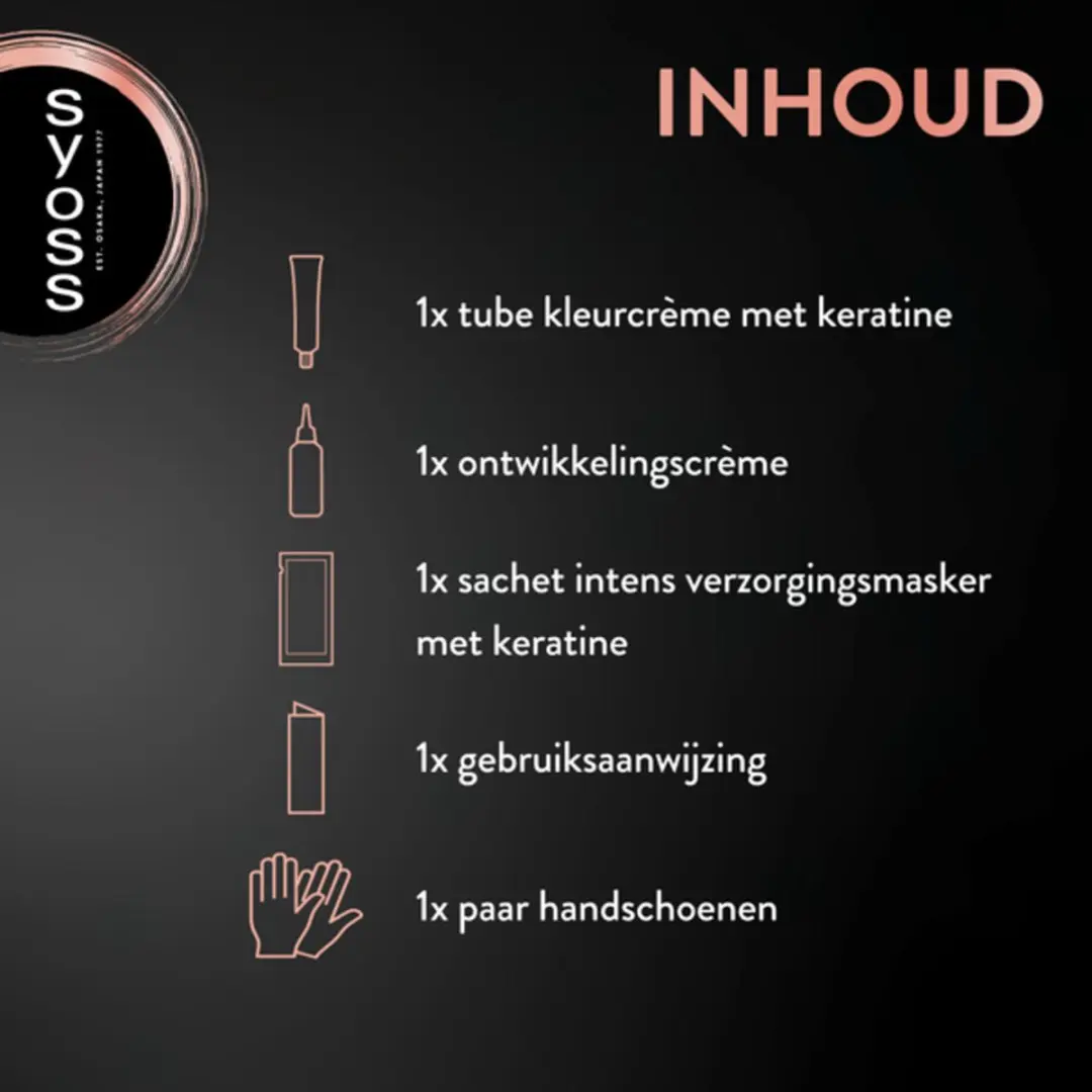 SYOSS Coloration 7-6 Middenblond Haarverf - 7 Stuks