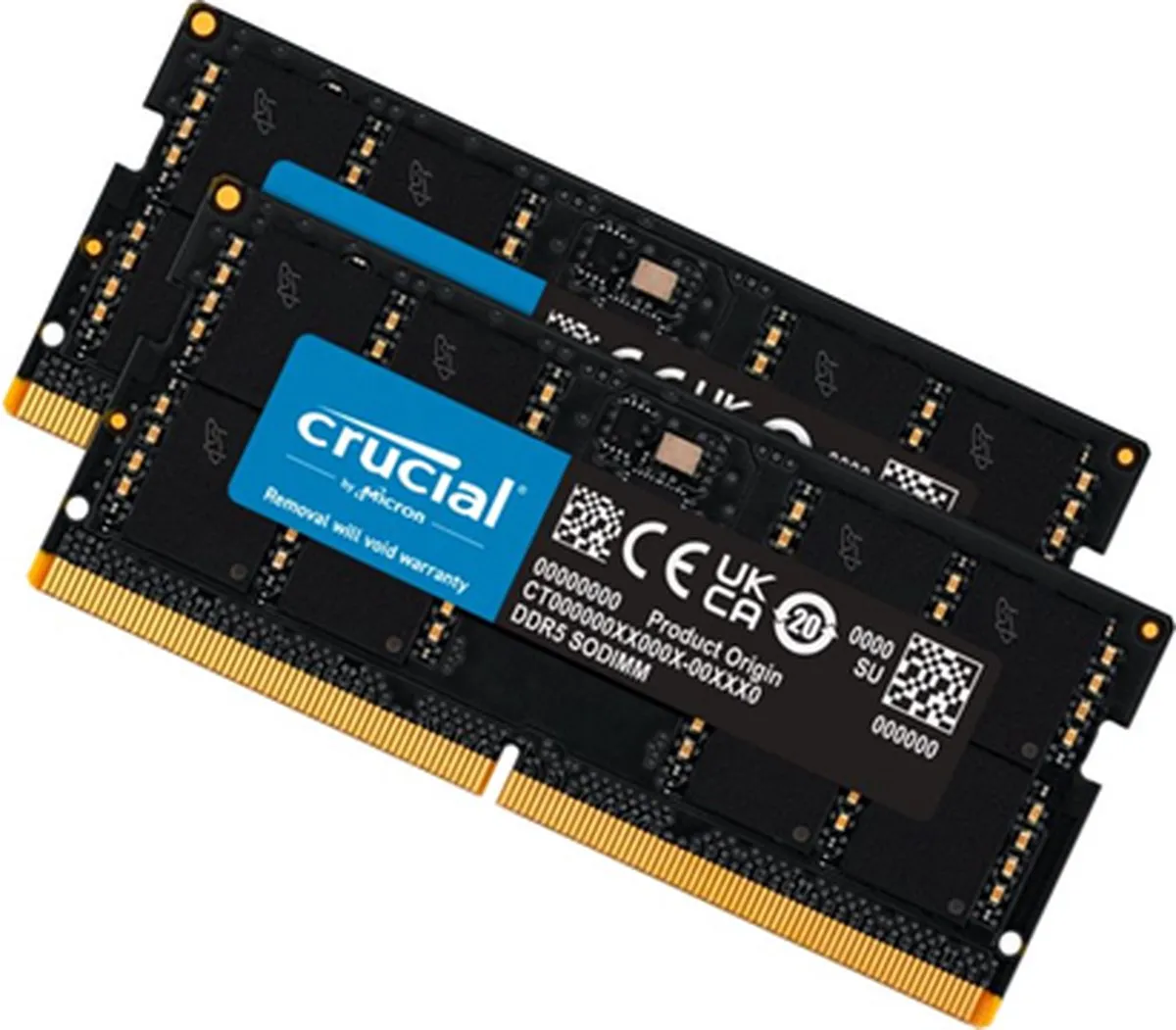 Crucial CT2K16G56C46S5 Laptopgeheugen 32GB DDR5 5600MHz