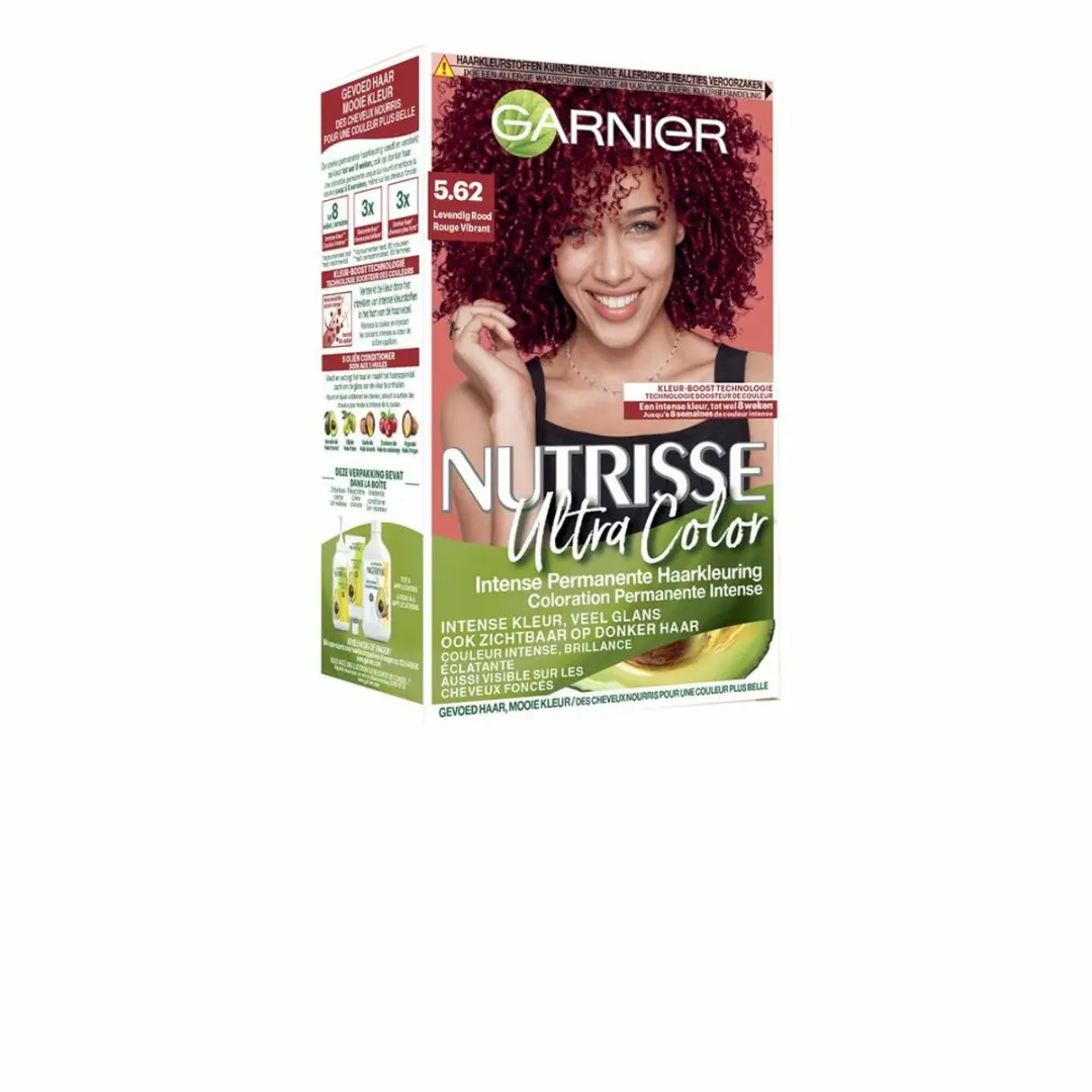 Garnier Nutrisse Ultra Color 5.62 Haarkleuring - Levendig Rood - 7 Stuks