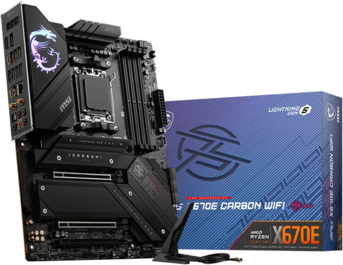 MSI MPG X670E CARBON WIFI AM5 Moederbord