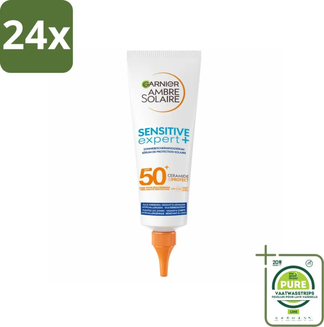 Garnier Ambre Solaire Sensitive Expert SPF 50+ Zonnebrandserum 125ml