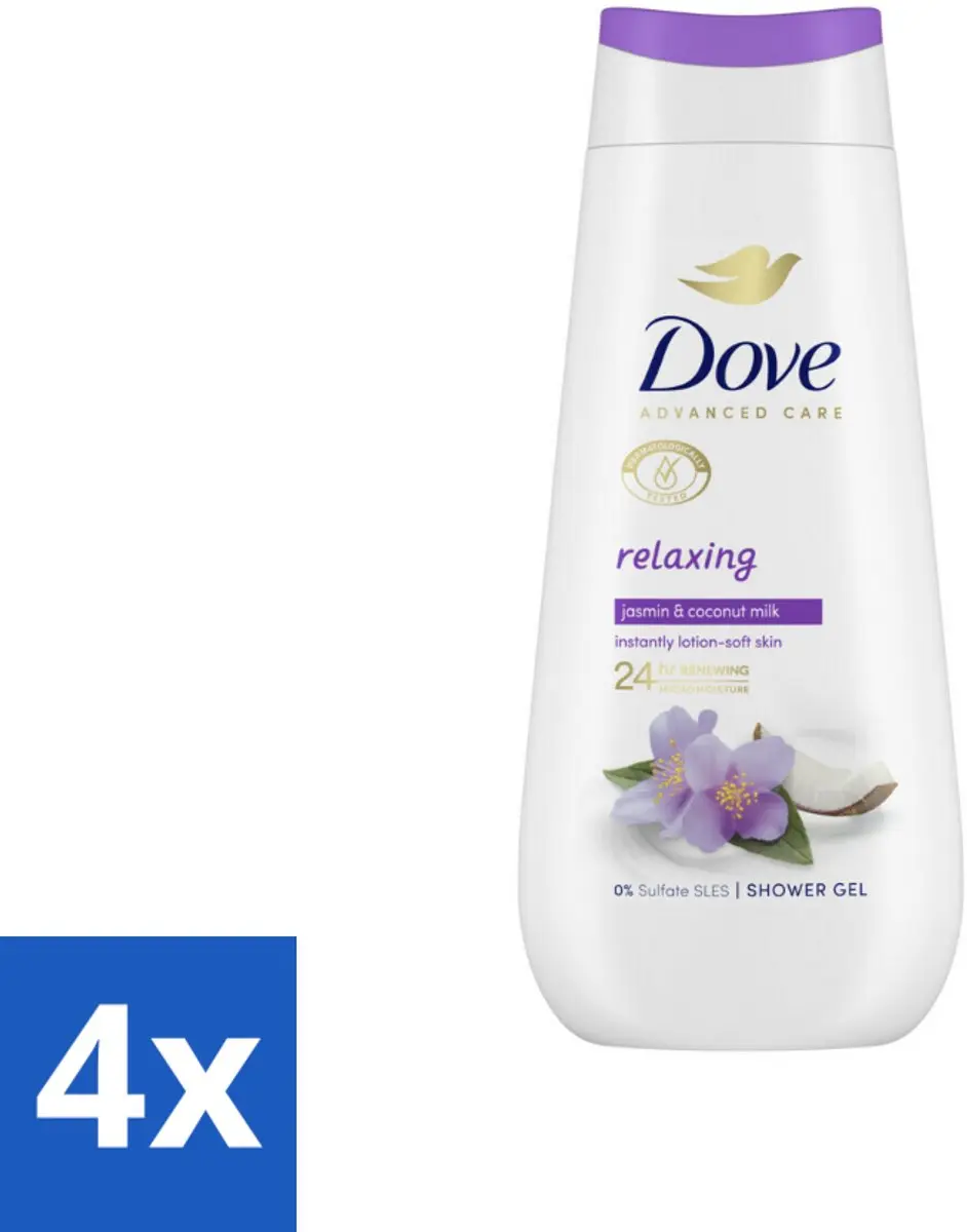 Dove Douchecrème Relaxing Kokos & Jasmijn 225ml