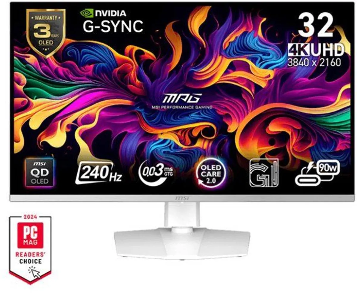 MSI MPG 321URXW QD-OLED Monitor 4K Wit