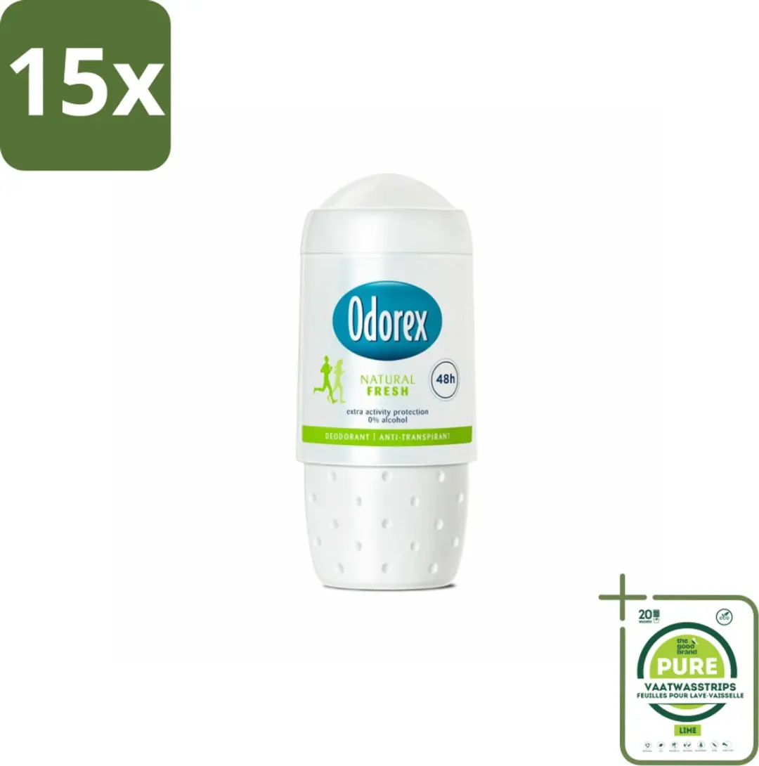 Odorex Natural Fresh Deodorant Roller 50ml