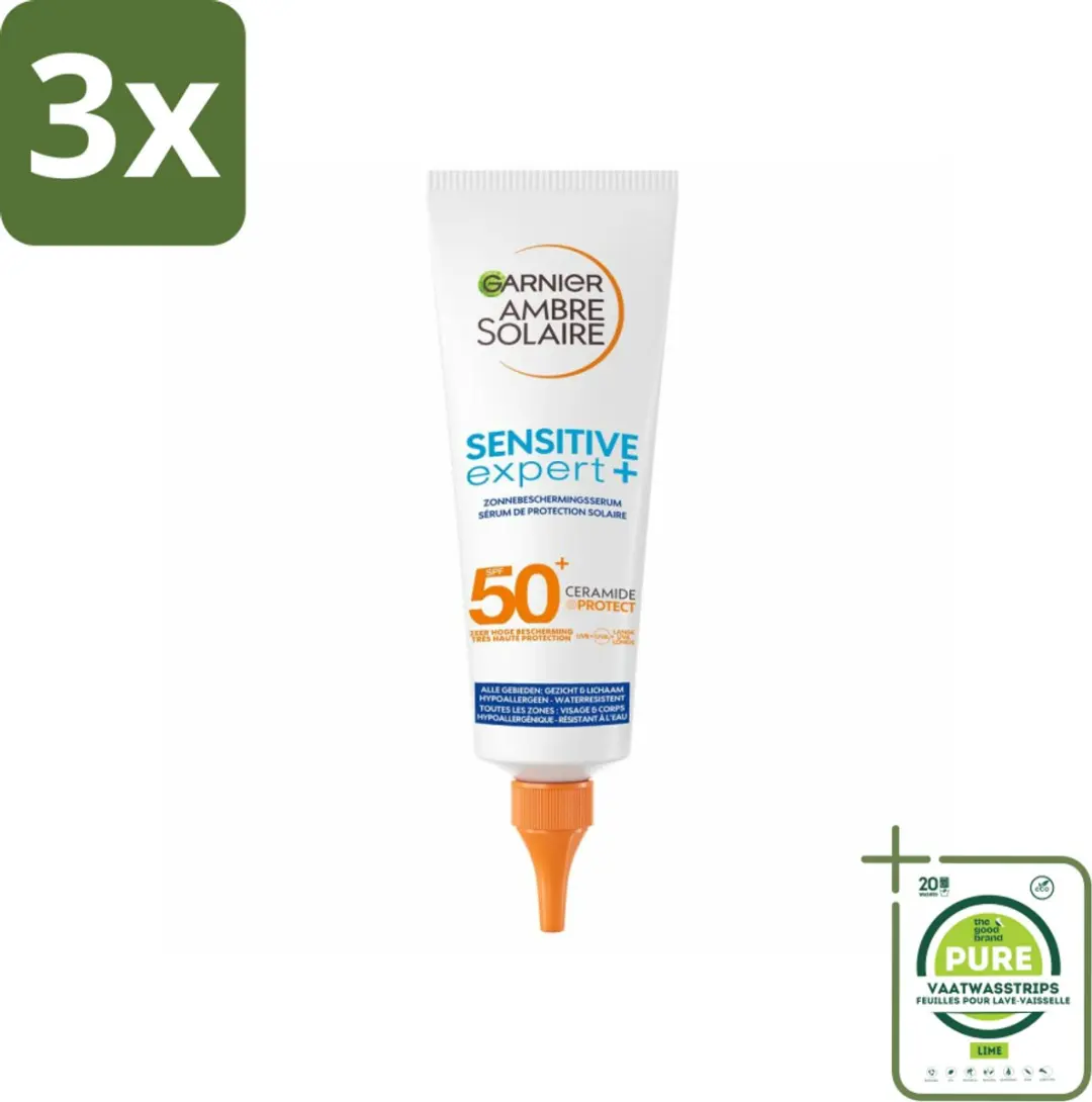 Garnier Ambre Solaire Sensitive Expert SPF50+ Serum 375ml
