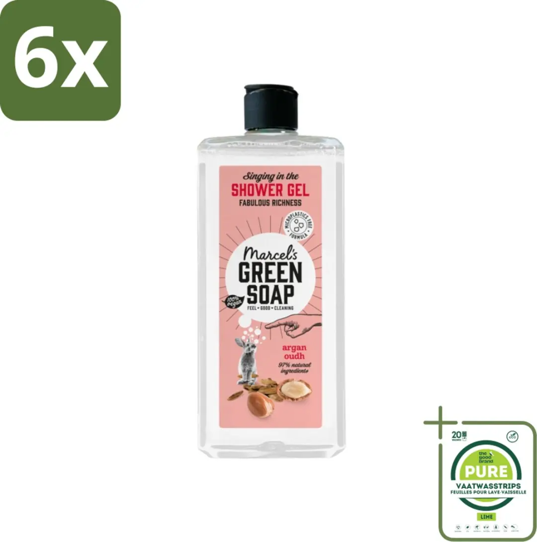 Marcel's Green Soap Douchegel Argan & Oudh 300ml