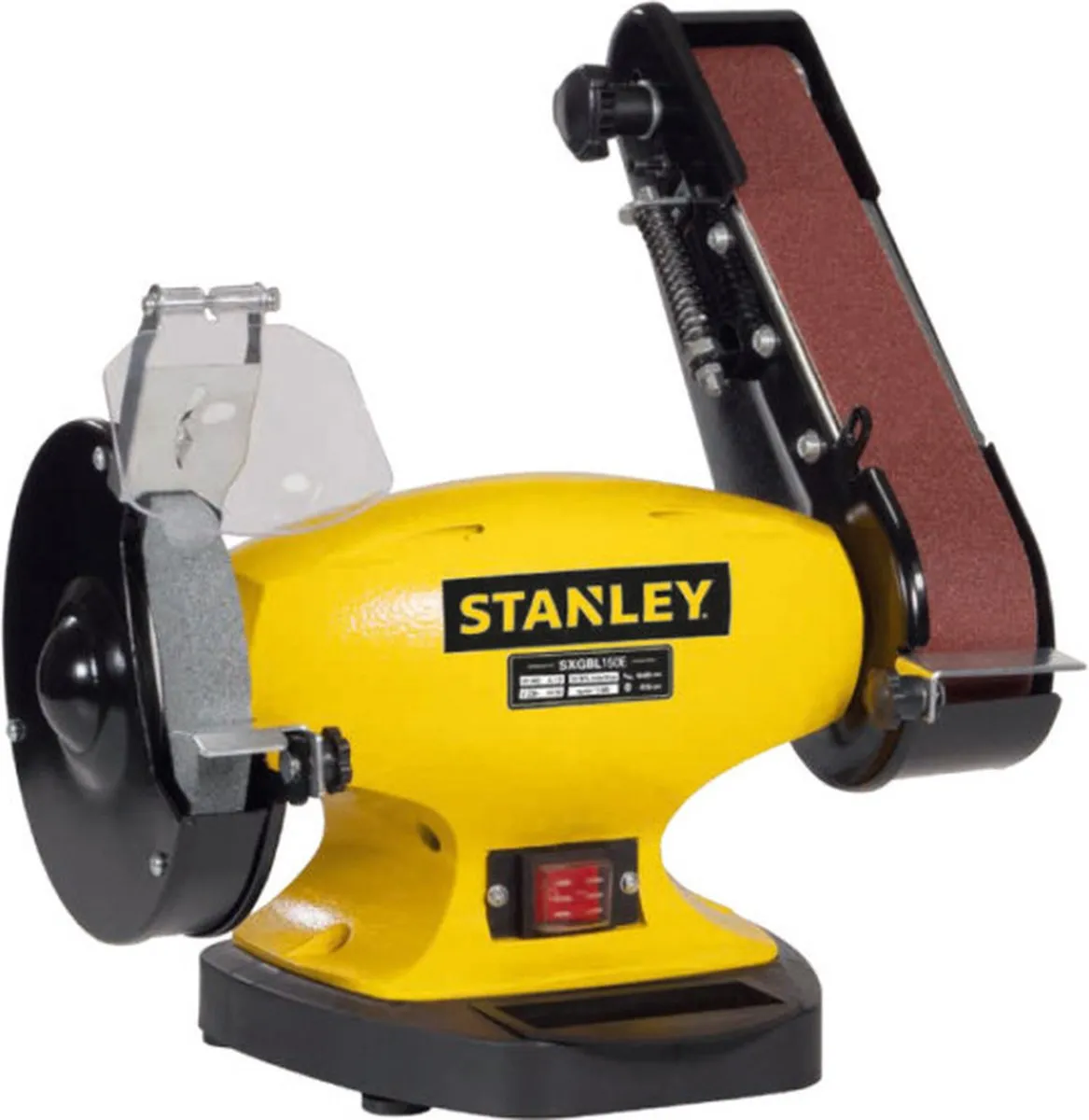 STANLEY SXGBL150E bankslijpmachine slijp/schuur 330 Watt 150 mm